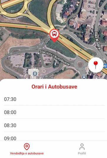 Real-Time Bus Tracking App