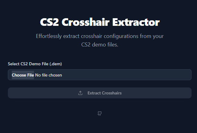 CS2 Crosshair Demo Extractor